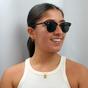  Round Havana Green Clubmaster 3016 Sunglasses, Image 5 of 6