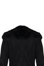 Black Toscana Sheep Suede Leather Trench Coat, Image 8 of 8