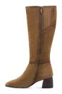 Brown Tamaris Brown Tamaris Womens Camel Heel Riding Boots, Image 4 of 7