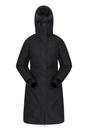 Black Polar Down Long Length Hybrid Jacket, Image 1 of 5