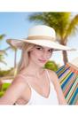 Ivory Graciella - Wide Brim Sun Hat - Ivory, Image 2 of 2