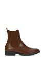 Brown XY LONDON Brown 'Nala' Chelsea Flatform Ankle Boots Pull On, Image 1 of 7