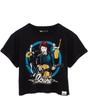 Black David Bowie Circle Crop T-Shirt, Image 2 of 5