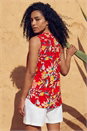 Red Floral ITY Top, Image 3 of 4