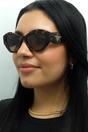 Brown Prada Brown Rectangle Honey Havana Brown Gradient PR07YS, Image 5 of 6