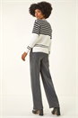 Ivory  Soft Stripe Knit Jumper , Image 3 of 5