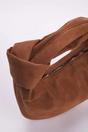 Brown WOVCOR Brown Oval Knot-Handle Mini Shoulder Bag, Image 3 of 3