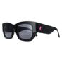 Black Jimmy Choo Black Rectangle Black with Black Pattern Temples Grey CAMI/S, Image 2 of 4