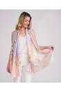 Light Pink Nova - Abstract Print Chiffon Scarf - Blush Pink, Image 1 of 2