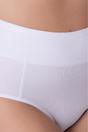 White 4 Pack Plain Hi Waisted Cotton Briefs, Image 5 of 5