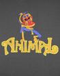 Charcoal The Muppets Animal Drummer By Worn T-Shirt, Image 2 of 4