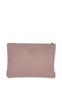 Light Pink Large Padded Leather Pouch Bag, Image 1 of 2