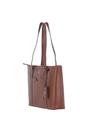 Tan 'Rosara' Real Leather Shoulder Bag, Image 3 of 5