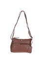 Brown 'Belfast' Compact Zip-Closure Leather Crossbody Bag, Image 2 of 5