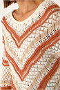 Rust Openwork Chevy Knit Jumper, Image 5 of 5