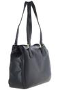 Navy Vegetable Tanned Three Section Real Leather Shoulder Bag, Image 2 of 3
