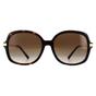 Brown Michael Kors Brown Square Dark Tortoise Gold Brown Gradient Sunglasses, Image 1 of 8