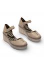 Grey Womens Durable Wedge Sandals-BISO305FLY, Image 2 of 5