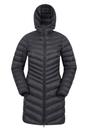Black Florence Long Padded Jacket, Image 1 of 7