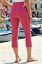 Fuchsia Pink Cropped Stretch Trouser, Image 3 of 4