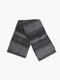 Black Speckled Ombre Striped Lightweight Scarf, Image 3 of 4