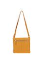 Ochre 'Bliss' Leather Cross Body Bag with Adjustable Strap, Image 4 of 4