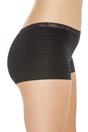 Black Camille Lingerie Black 3 Pack Smooth Seamless Boxers, Image 2 of 4