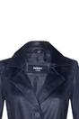 Black Suede Toscana Sheepskin Trench Coat-Rush, Image 4 of 4