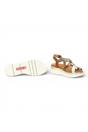 Brown Womens Heel Summer Sandals -W4N-0650C1, Image 7 of 8