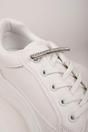 White Constance Chunky Sole Lace Up Trainers, Image 3 of 5