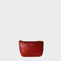 Red 'Diana' Full Grain Leather Zip Top Coin Purse, Image 1 of 3