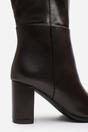 Dark Brown 'Matilda' Over the Knee Heeled Boots, Image 4 of 6