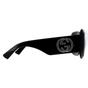 Black Gucci Black Square Black with Silver Grey GG1695S, Image 4 of 6