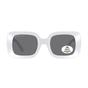 White Montana White Square White Grey Polarized MP68, Image 1 of 3