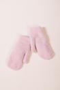 Pink Soft Knit Mittens, Image 2 of 4