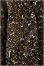 Brown Animal Print Formal Pocket Coat, Image 6 of 7
