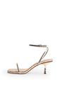 Silver Natalya Silver Square Toe Stiletto Mid Heels, Image 1 of 4