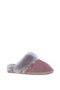 Lilac Fenland England Lilac 'Pippa' Classic Suede Sheepskin Slippers, Image 4 of 4