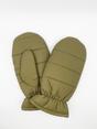 Khaki Quilted Mittens, Image 2 of 3