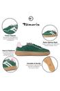 Green Tamaris  Green Pink Stripe Sneakers, Image 2 of 7