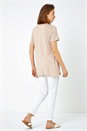 Stone Metallic Animal Print T-Shirt, Image 3 of 5