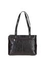 Brown Ashwood Leather Brown 'Velutto Eleganza' Zip Mid Section Real Leather Shoulder Bag, Image 3 of 4