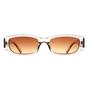 Brown Atum Brown Rectangle Shiny Transparent Beige Brown Gradient Nyctra, Image 1 of 3