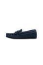 Navy Lily Slip On Slippers, Image 2 of 3