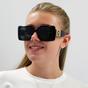 Black Versace Black Square Black Dark Grey Sunglasses, Image 6 of 6