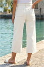 Ivory  Dusk High Waist Pocket Detail Culottes, Image 3 of 4