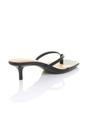  Low Kitten Heel Toe Post Slip On Square Toe Sandals, Image 4 of 5