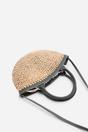 Olive Jianna Woven Raffia Tote With Cross Body, Image 5 of 6