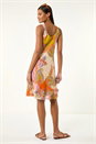 PINK Paisley Double Layer Dress, Image 3 of 5