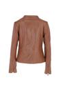 Tan Ashwood Leather Tan 'Vento' Real Leather Biker Jacket, Image 4 of 5